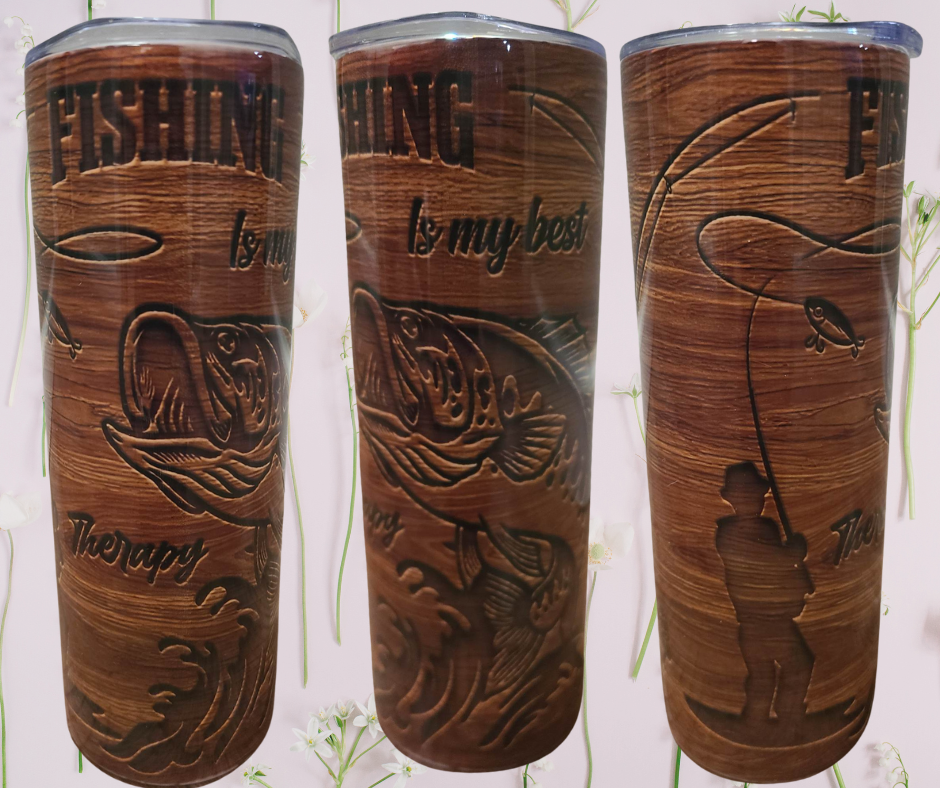 Wood Grain Bass Tumbler