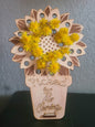 Flower Stand/Dandelion Mommy Stand/Custom Name Stand/Flower Holder