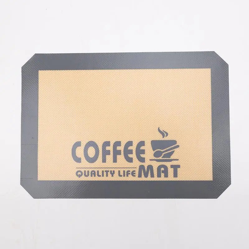 Silicone Table Mat for Coffee Machine, 1 Count Non-Slip Heat Resistant Coffee Machine Mat, Fashionable and Minimalist Coffee Mat, Household Coffee Bar Accessories