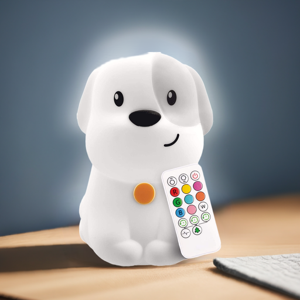 , Night Light Kids, Kids Lamp, Kids Night Light, Baby Night Light, Toddler Night Light, Cute Night Light, Puppy Night Light for Girls, Nightlight for Kids Room, Rechargeable Battery