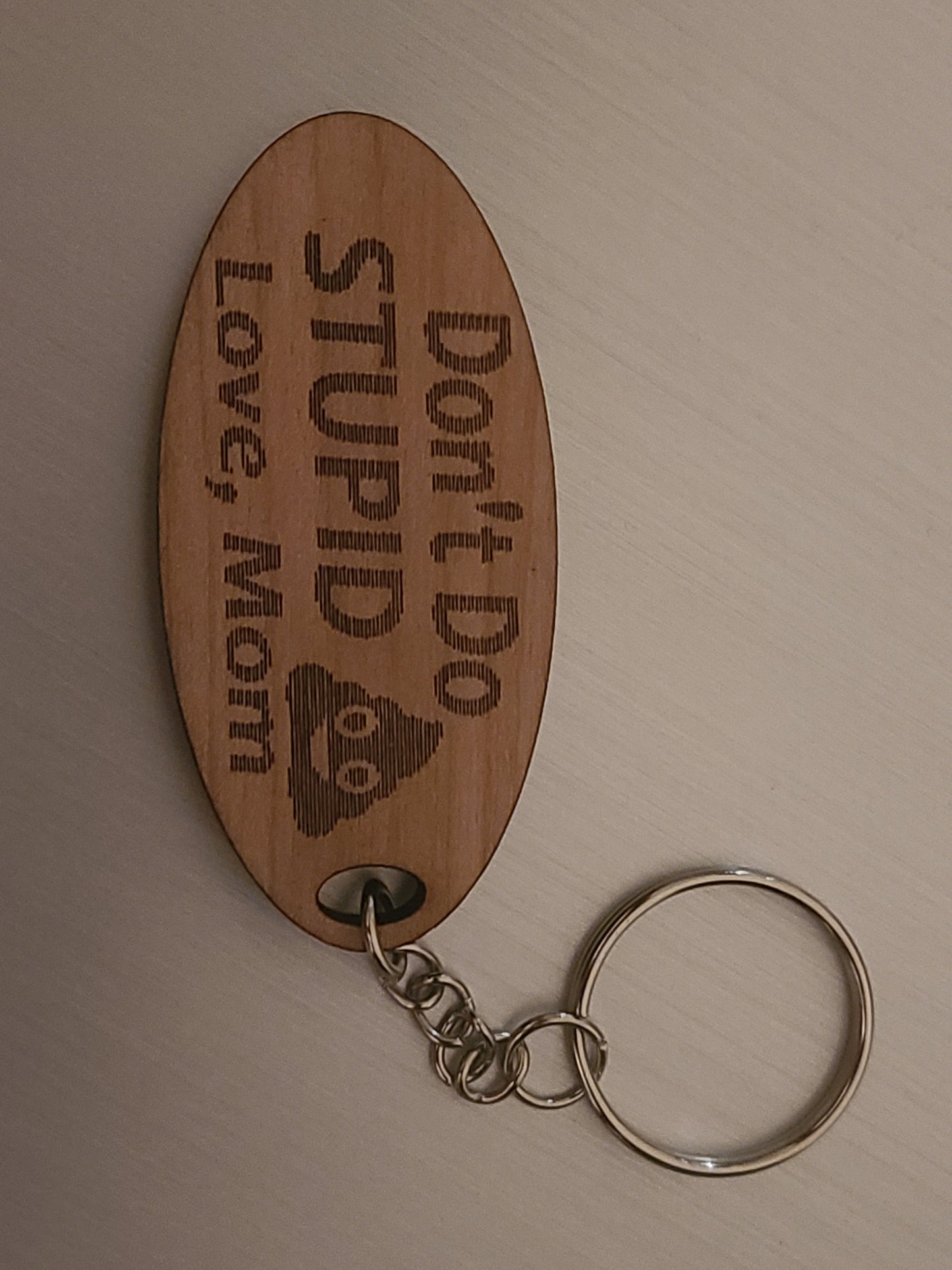 Funny love mom keychain